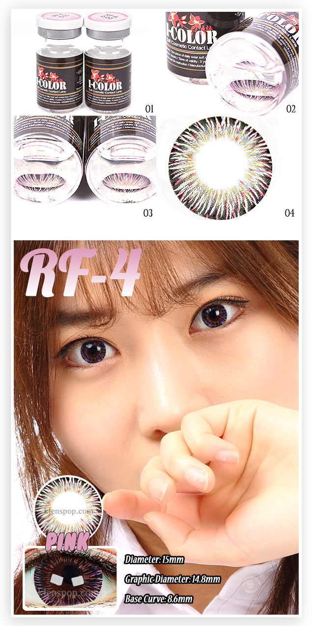 Description image of Rf-4 Pink Color Contacts